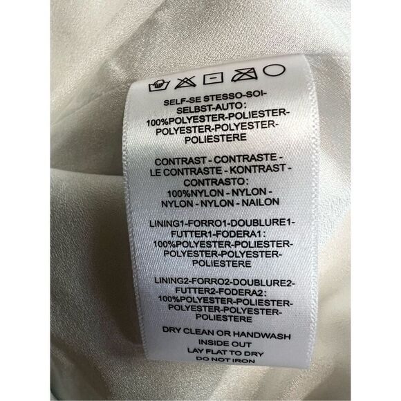 Helsi Women's Black White Floral Gigi Strapless Mini Cocktail Dress Large NWOT - Picture 8 of 9